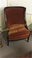 Century Chair Velvet Upholstery