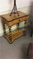 Carved Pine Lamp Table 
27W x 29T x 17D