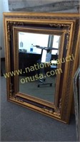 Large Carved and Beveled Mirror 
43W x 54T