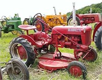 Farmall Cub Tractor with Belly Mower
