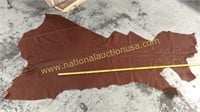 1 piece brown leather