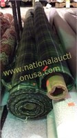 2 rolls unmeasured  yards fabric