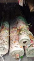 4 rolls 163 yards fabric