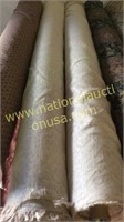 2 rolls  unmeasured yards fabric
