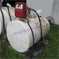 300 gal gas barrel w/110V pump