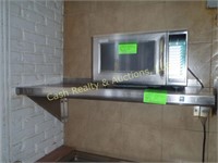 STAINLESS STEEL WALL SHELF