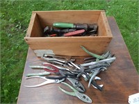 Large Lot of Pliers and Tools