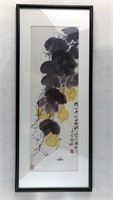 Print of Yellow Gourds by Qi Baishi
