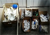 Mystery Lot of PVC Pipe Fittings and Pieces