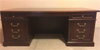 Beautiful Solid Mahogany Executive Desk