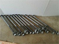 Large 16" Bolts with Washers and Nuts