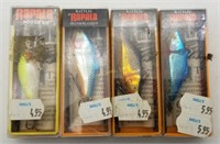 Rapala Fishing Lure Lot Fat Rap Rattlin