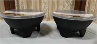 Salsa Bowls with lids (2)