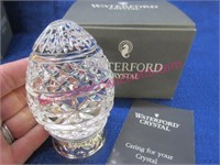 waterford crystal egg 1st edition w/stand (1of6)