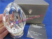waterford crystal egg 3rd edition w/stand (3of6)