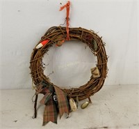 Fisherman Fishing Themed Wreath Decor