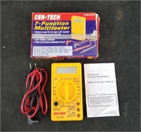 Cen-tech 7-function Multitester Multimeter 30756