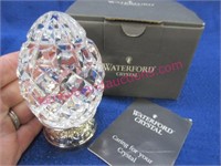 waterford crystal egg 2nd edition w/stand (2of6)