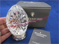 waterford crystal egg 6th edition w/stand (6of6)