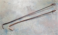 2 Hook Tools Great For Wood Hay Pick Rustic