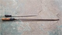 Long Vintage Flathead Screwdriver 28" & Phillips