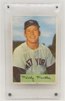 1954 Bowman Mickey Mantle Baseball Card 65