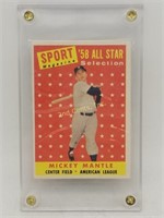 1958 Topps Mickey Mantle #487 Baseball Card