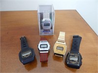 Lot of Vintage Digital Men's Watches