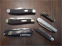 Grouping of Vintage & Antique Pocket Knifes