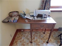 Sears Kenmore Vintage Sewing Machine in Table