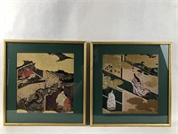 Japanese Prints Depicting the Tale of Genji