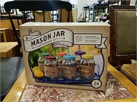 (6) Mason Jar Boxed Set Drinkware