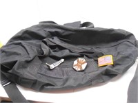 Military Patches and Large Duffle Bag