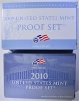 2009 & 2010 U.S. PROOF SETS/ORIG PACKAGING