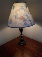 Sitting Lamp w/ Shade & Finial