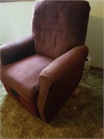 Red Cloth Recliner