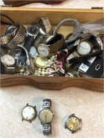 Large lot of men’s watches
