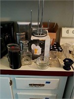 Miscellaneous kitchen items and other household