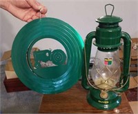 Lot of 2- Oliver Lamp & Hanging Tractor Decor