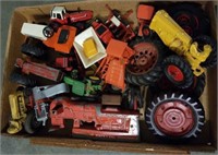 Lot of Toy Tractor Parts & Smaller Tractors
