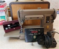 Singer Sewing Machine 301A  w/ Case