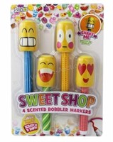 Sweet Shop Scented Emoji Bobbler Markers