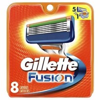 Gillette Fusion Refill Razor Blade Cartidges, 8