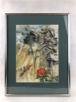 Framed Print of a Watercolor ( 2 of 4)