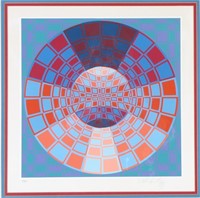 Vasarely Limited Edition Serigraph