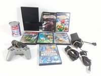 Console Sony PS2 +  mannette + 6 jeux + câbles +