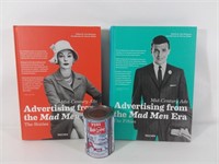 2 livres Advertisement for the Mad Men Era books