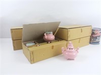 5 boîtes de 6 brûleurs à encens en céramique rose