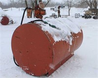 Fuel Barrel w/Pump & Nozzle, Approx 48"x 73"