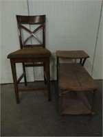 Chair & End Table
